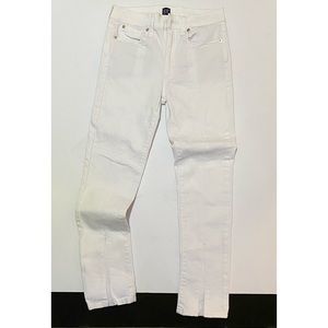 Gap White Skinny Capris
